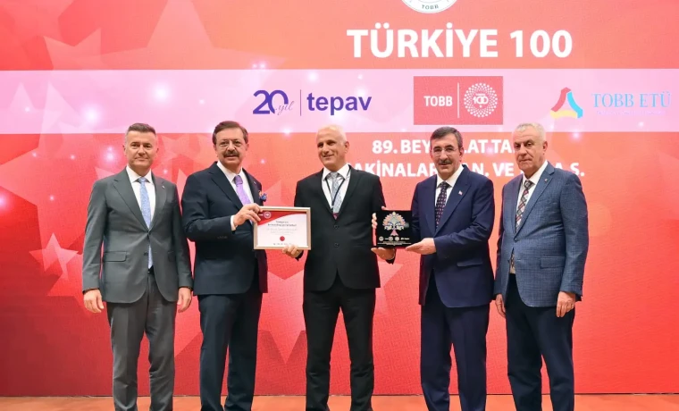 Beybolat Tarım Makinaları A.Ş., TOBB Türkiye 100 Listesinde Yerini Aldı Beybolat Tarım Makinaları A.Ş., TOBB Türkiye 100 Listesinde Yerini Aldı